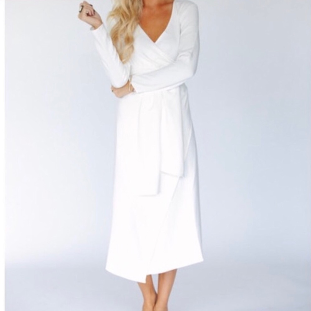 The fifth - ivory xs wrap dress NWT